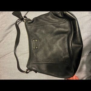 Black leather Kate Spade purse